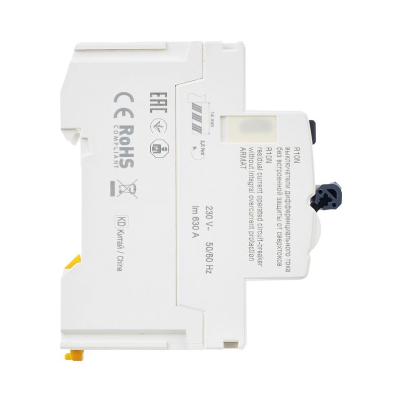 ARMAT Выключатель дифференциального тока R10N 2P 63А 30мА тип AC IEK