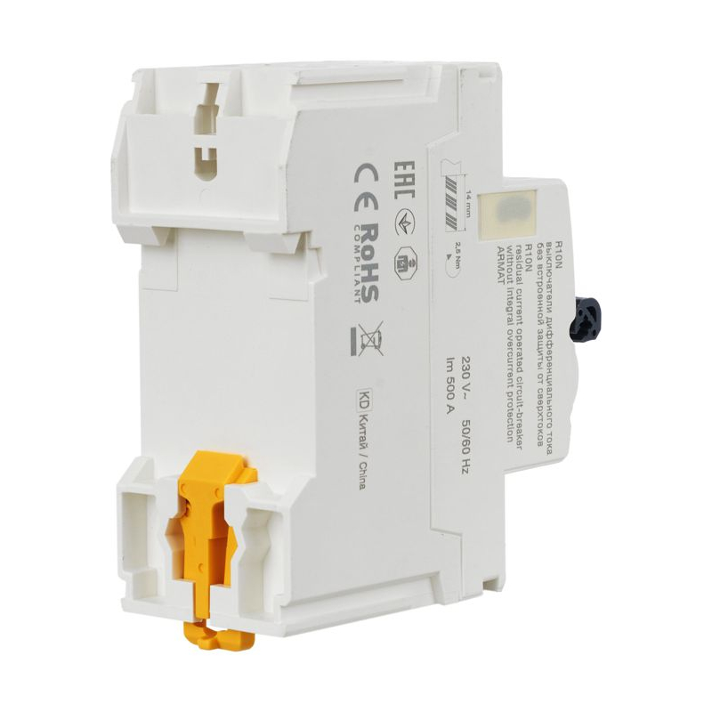 ARMAT Выключатель дифференциального тока R10N 2P 25А 30мА тип A IEK