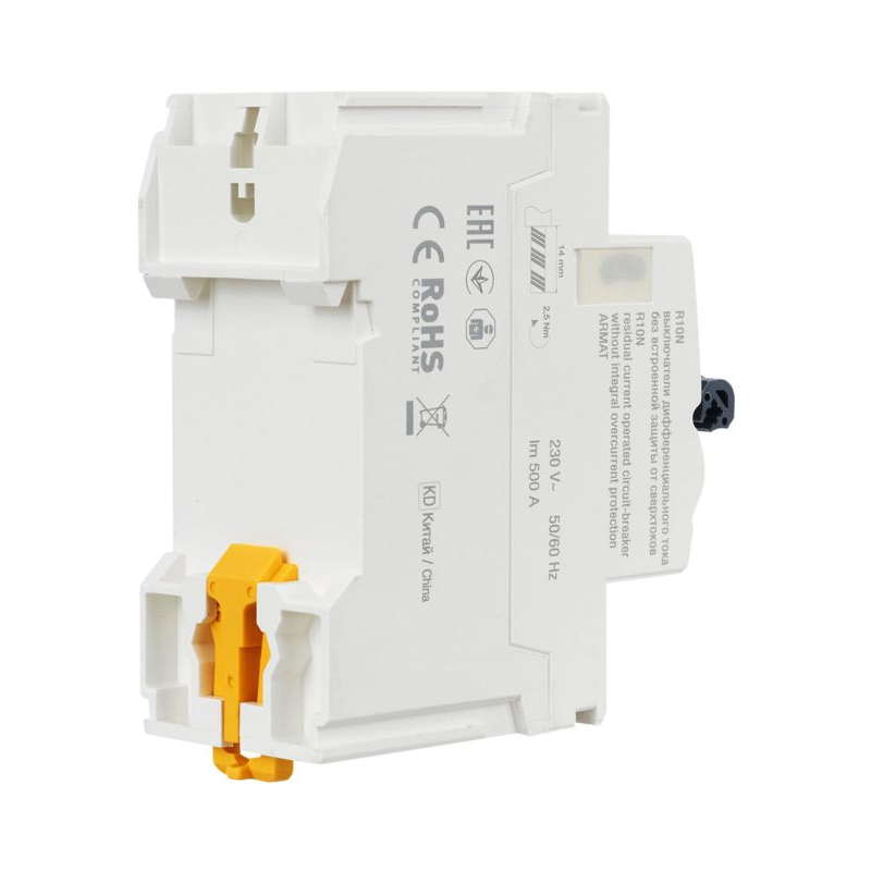 ARMAT Выключатель дифференциального тока R10N 2P 40А 30мА тип A IEK