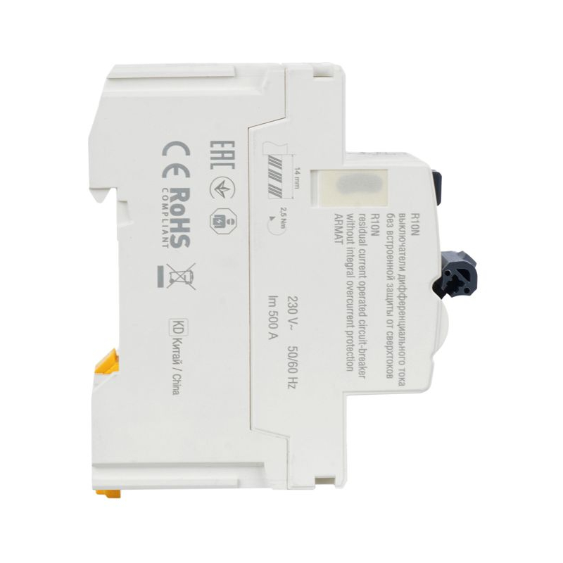 ARMAT Выключатель дифференциального тока R10N 2P 40А 30мА тип A IEK