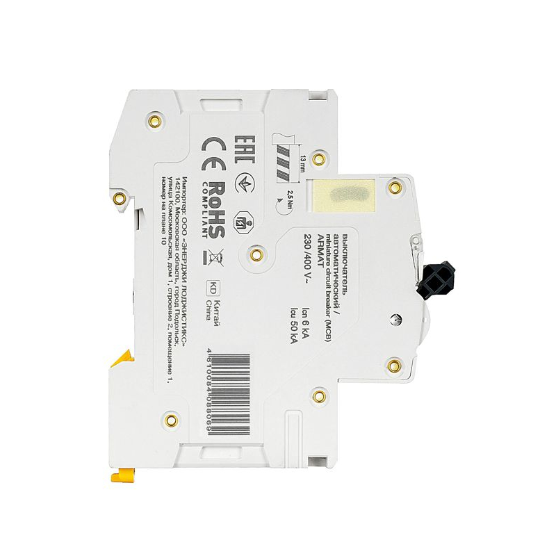 ARMAT Автоматический выключатель M06N 3P C 10А IEK