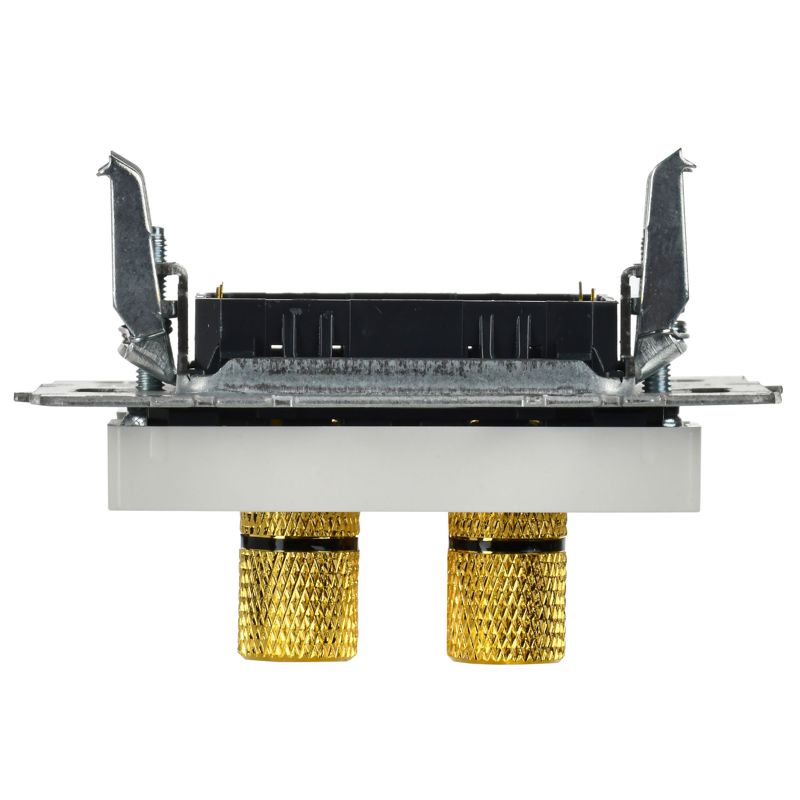 BRITE Аудиорозетка 4-местная РА10-БрБ белый IEK