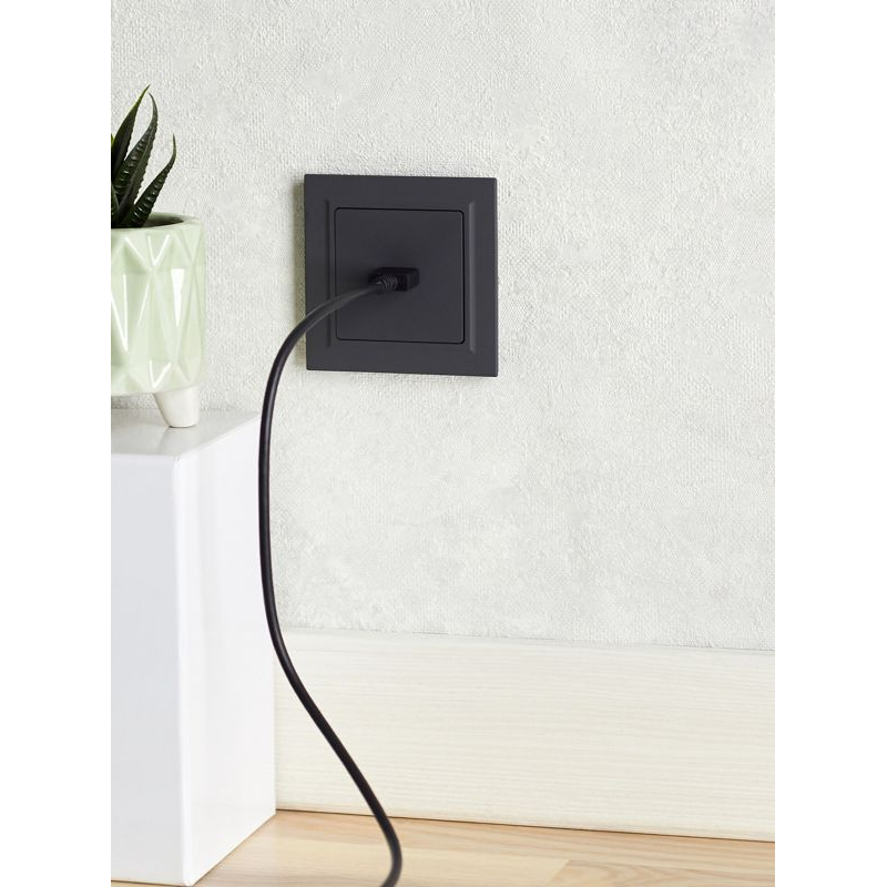 BRITE Розетка HDMI РHDMI-0-БрГ графит IEK