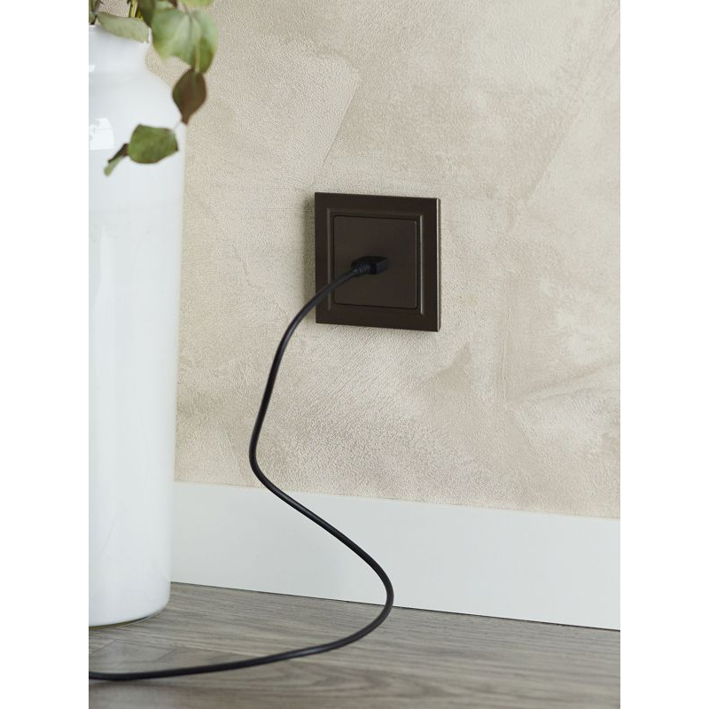 BRITE Розетка HDMI РHDMI-0-БрТБ темная бронза IEK