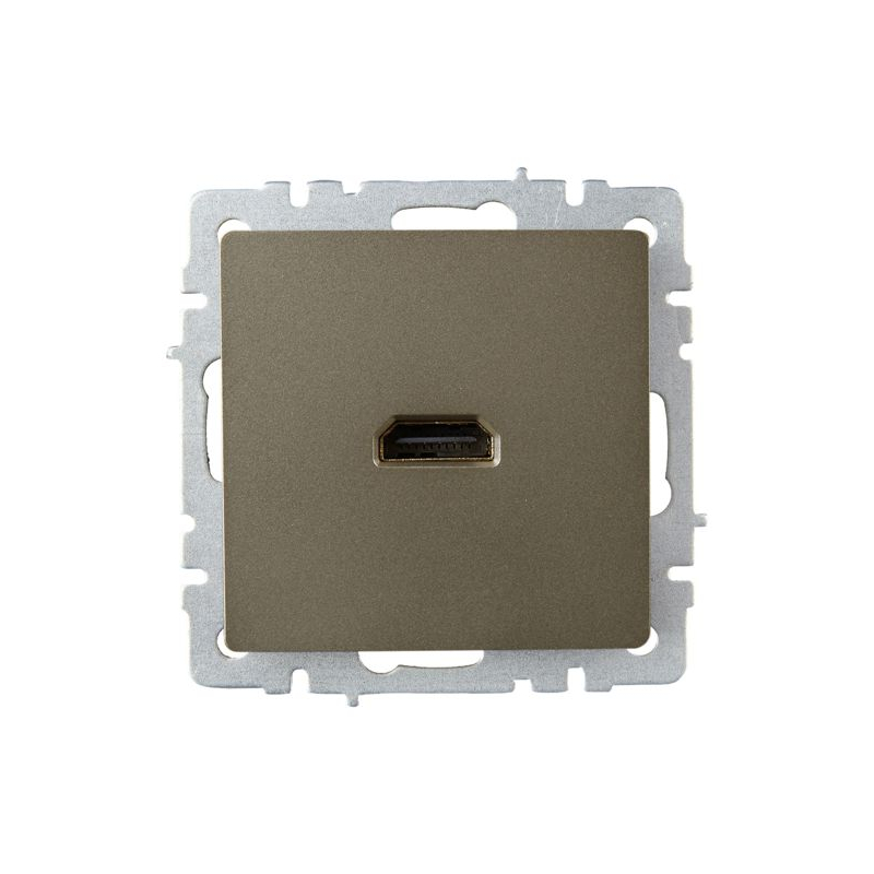 BRITE Розетка HDMI РHDMI-0-БрШ шампань IEK