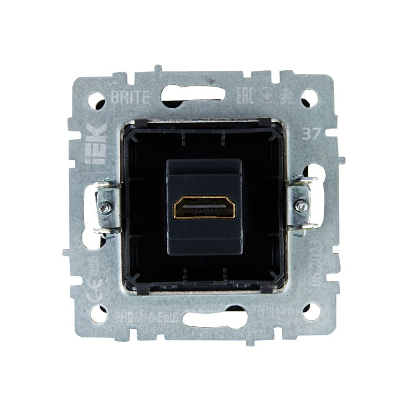 BRITE Розетка HDMI РHDMI-0-БрШ шампань IEK