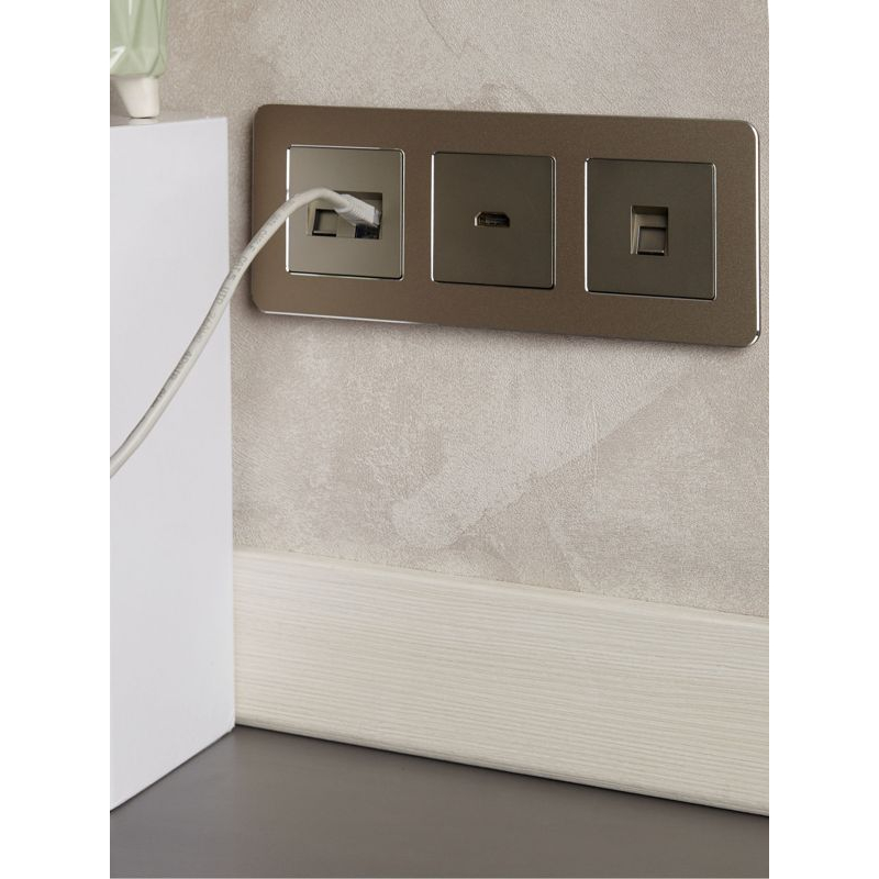 BRITE Розетка HDMI РHDMI-0-БрШ шампань IEK