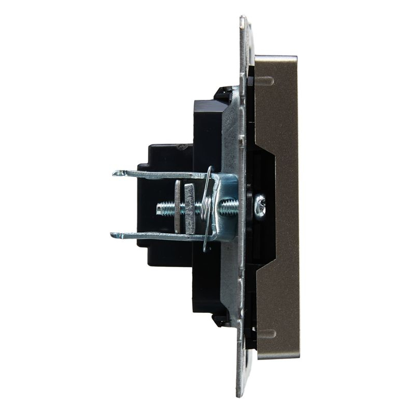 BRITE Розетка HDMI РHDMI-0-БрС сталь IEK