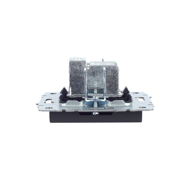 BRITE Розетка TV проходная РТВ10-0-БрГ графит IEK