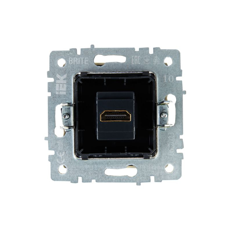 BRITE Розетка HDMI РHDMI-0-БрКр бежевый IEK