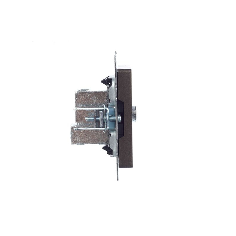 BRITE Розетка TV проходная РТВ10-0-БрТБ темная бронза IEK