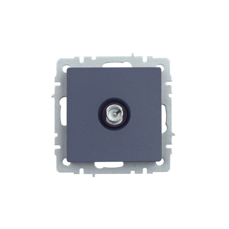 BRITE Розетка TV проходная РТВ10-0-БрМ маренго IEK