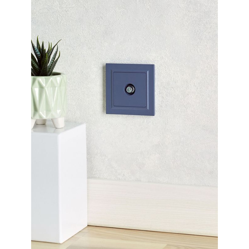 BRITE Розетка TV проходная РТВ10-0-БрМ маренго IEK