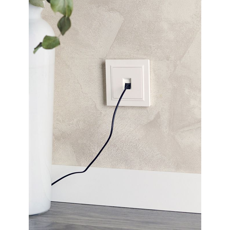 BRITE Розетка компьютерная RJ45 кат.5E РК10-БрЖ жемчуг IEK