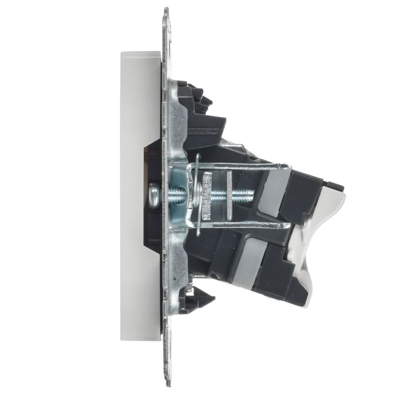 BRITE Розетка двойная TV+RJ45 кат.5E РТВ/РК12-БрБ белый IEK