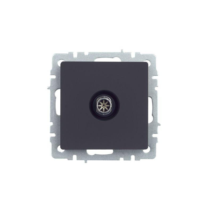 BRITE Розетка TV оконечная РТВ11-0-БрГ графит IEK