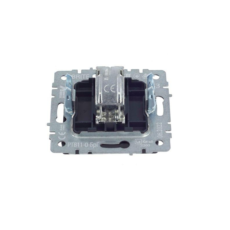 BRITE Розетка TV оконечная РТВ11-0-БрГ графит IEK