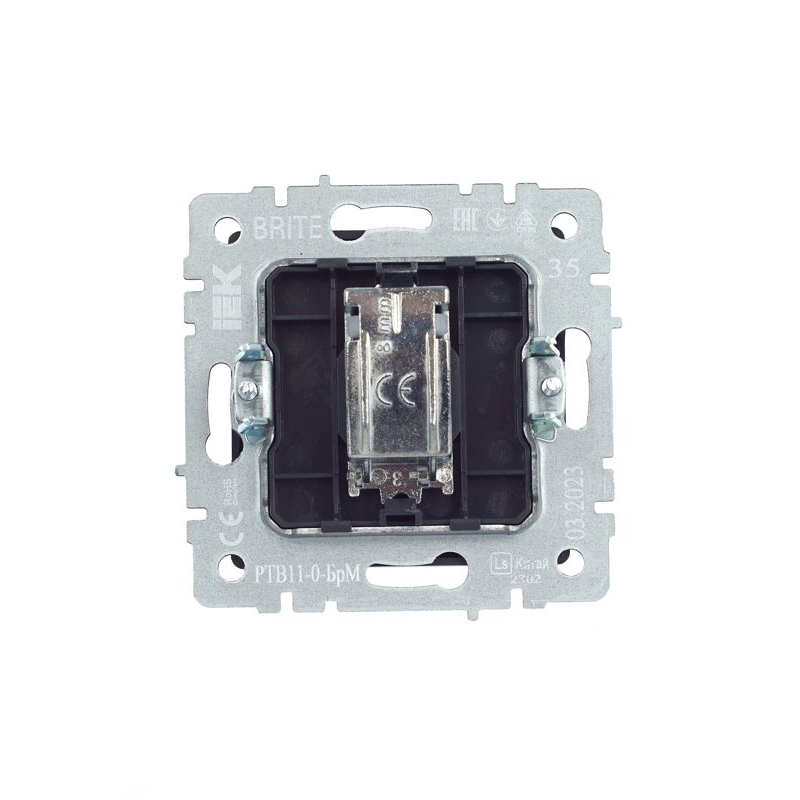 BRITE Розетка TV оконечная РТВ11-0-БрМ маренго IEK