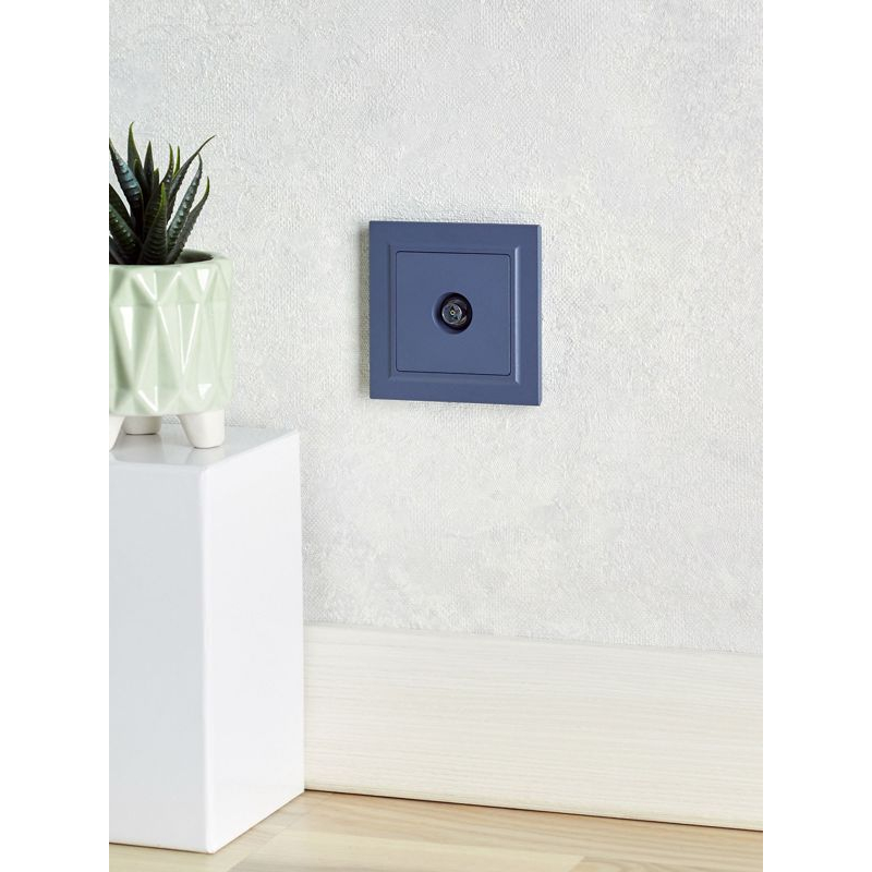 BRITE Розетка TV оконечная РТВ11-0-БрМ маренго IEK