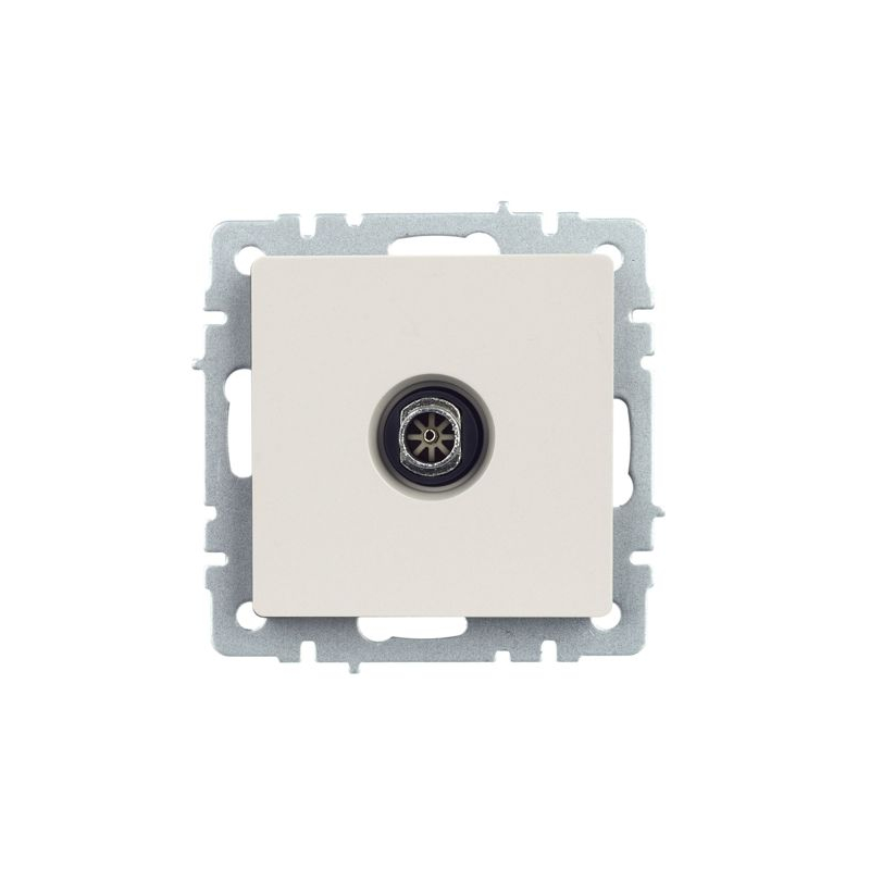 BRITE Розетка TV оконечная РТВ11-0-БрЖ жемчуг IEK