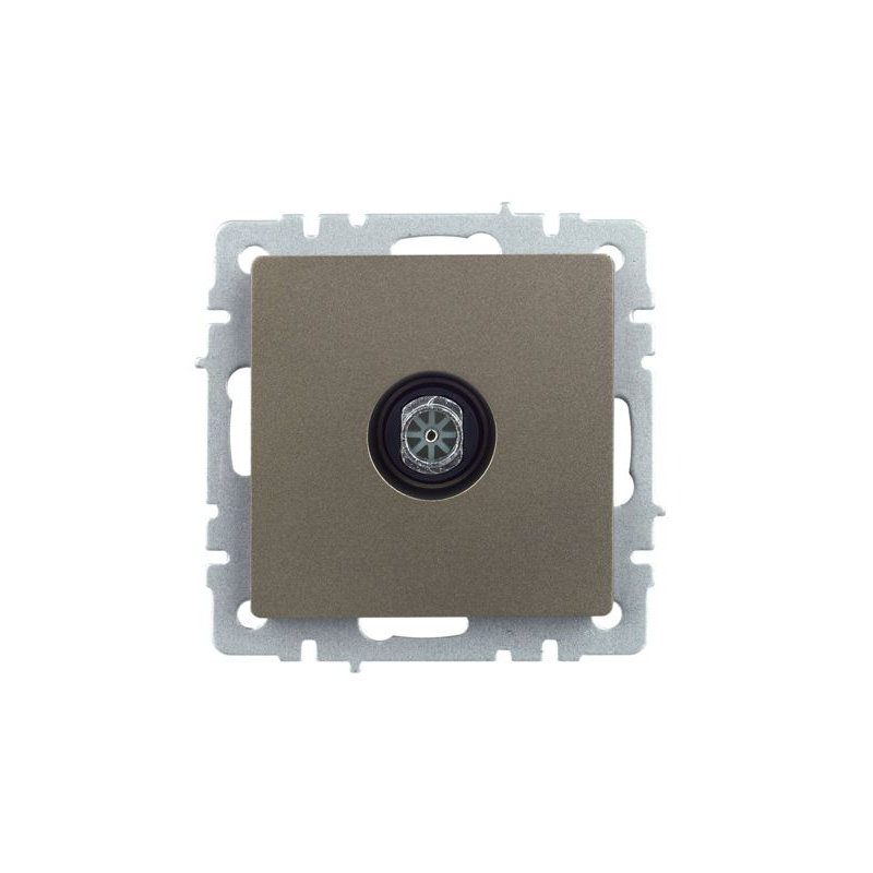 BRITE Розетка TV оконечная РТВ11-0-БрШ шампань IEK