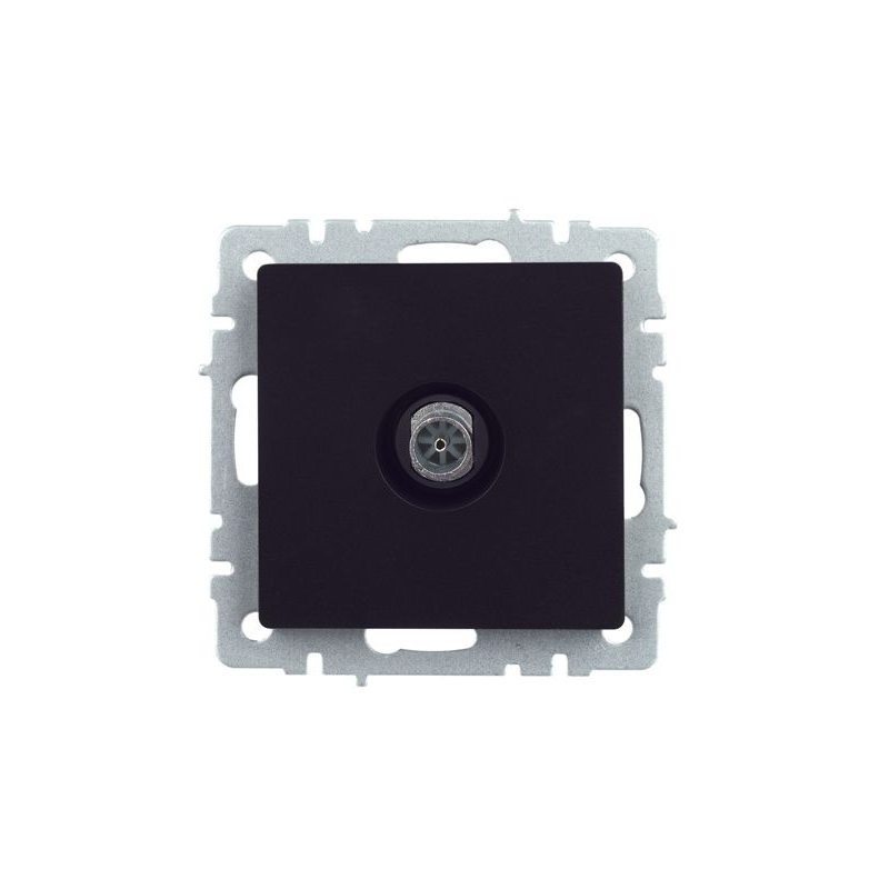 BRITE Розетка TV оконечная РТВ11-0-БрЧ черный IEK