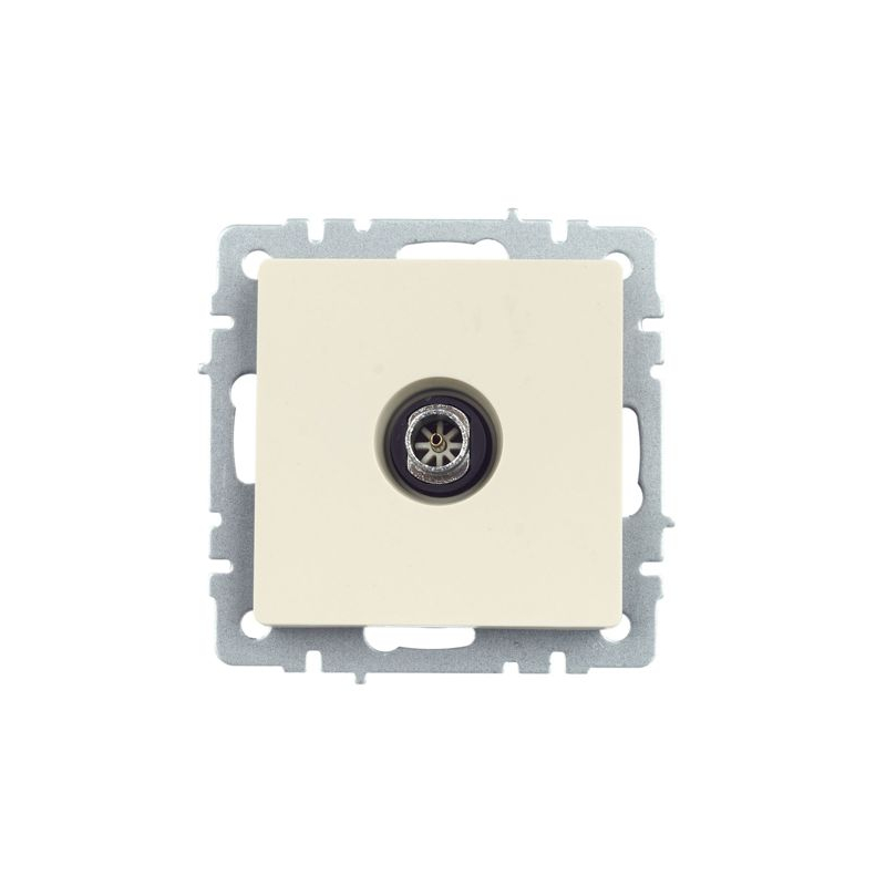 BRITE Розетка TV оконечная РТВ11-0-БрКр бежевый IEK