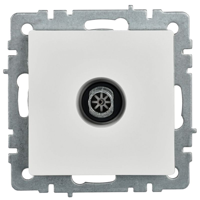 BRITE Розетка TV оконечная РТВ11-0-БрБ белый IEK