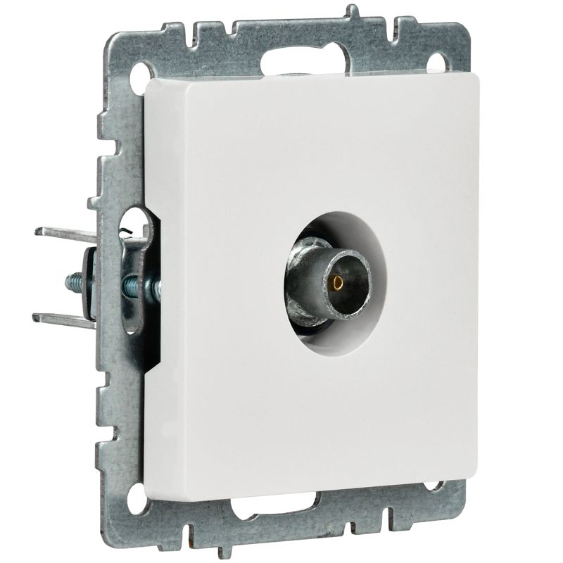 BRITE Розетка TV оконечная РТВ11-0-БрБ белый IEK