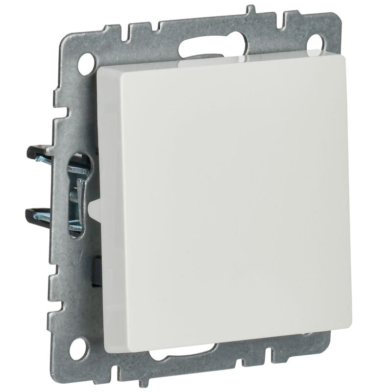 BRITE Выключатель 1-клавишный перекрестный 10А ВС10-1-3-БрБ белый IEK