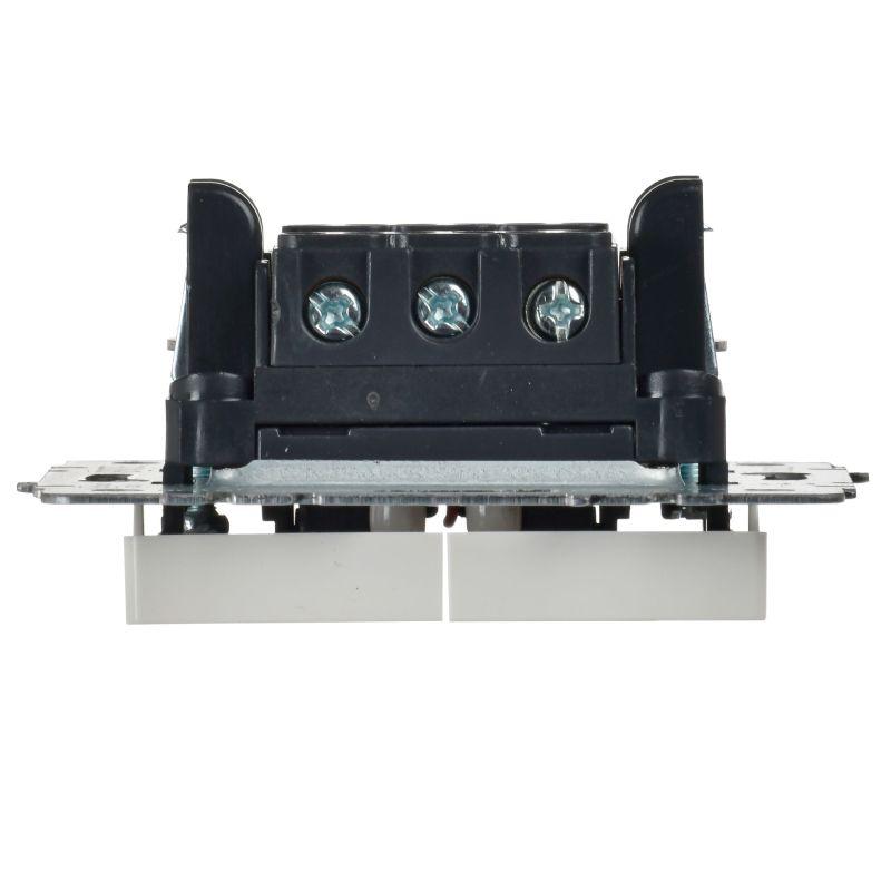 BRITE Выключатель 2-клавишный проходной 10А ВС10-2-6-БрБ белый IEK