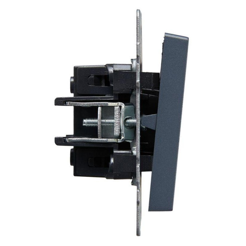 BRITE Выключатель 3-клавишный 10А ВС10-3-0-БрМ маренго IEK