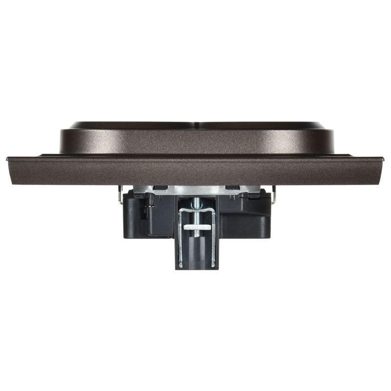 BRITE Розетка 2-местная с заземлением без защитных шторок 16А в сборе РС12-3-БрТБ темная бронза IEK