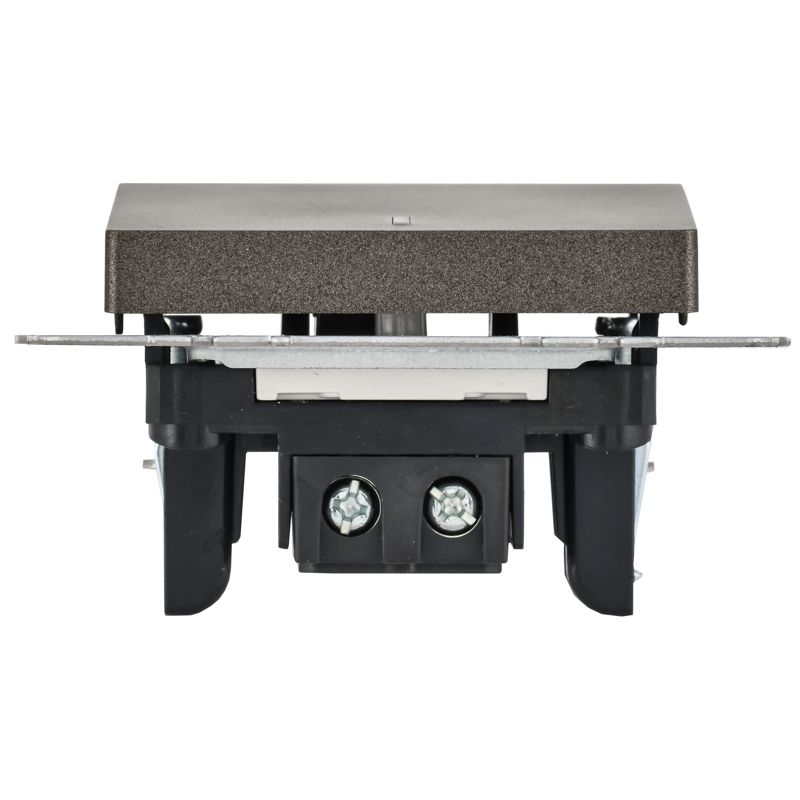 BRITE Выключатель 1-клавишный с индикацией 10А ВС10-1-1-БрТБ темная бронза IEK