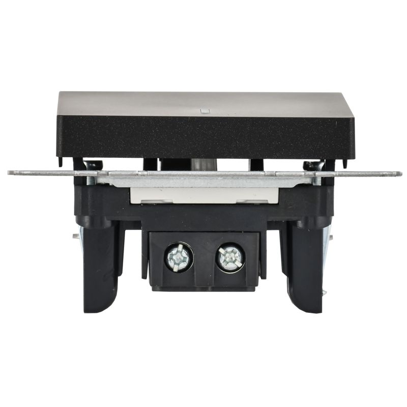 BRITE Выключатель 1-клавишный с индикацией 10А ВС10-1-1-БрЧ черный IEK