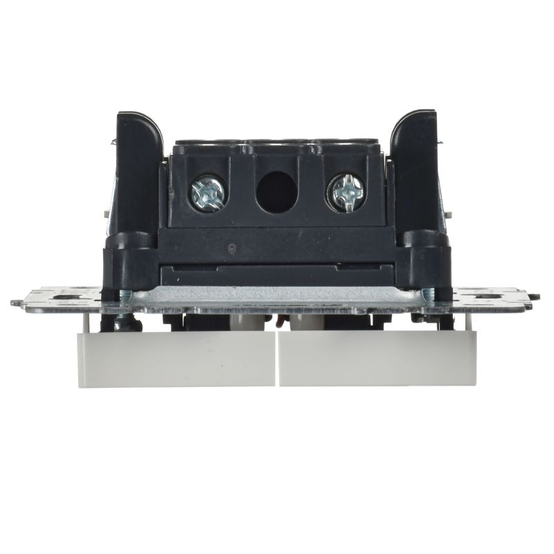 BRITE Выключатель 2-клавишный с индикацией 10А ВС10-2-1-БрБ белый IEK