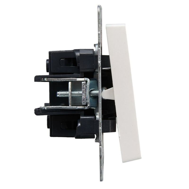 BRITE Выключатель жалюзи 10А ВС10-1-5-БрЖ жемчуг IEK