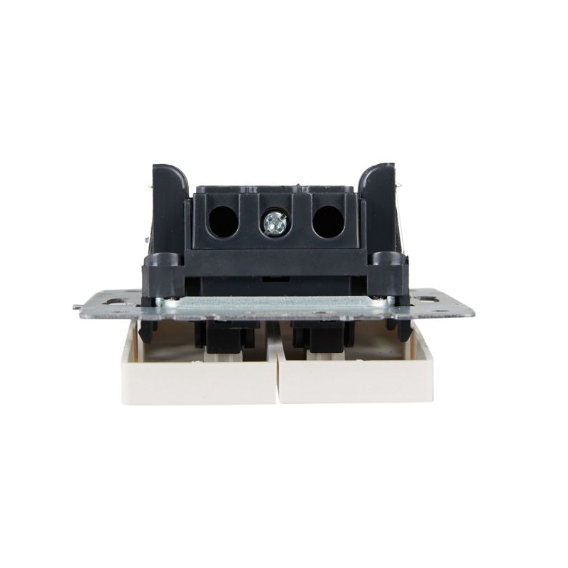 BRITE Выключатель жалюзи 10А ВС10-1-5-БрЖ жемчуг IEK