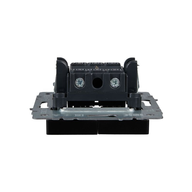 BRITE Выключатель жалюзи 10А ВС10-1-5-БрЧ черный IEK