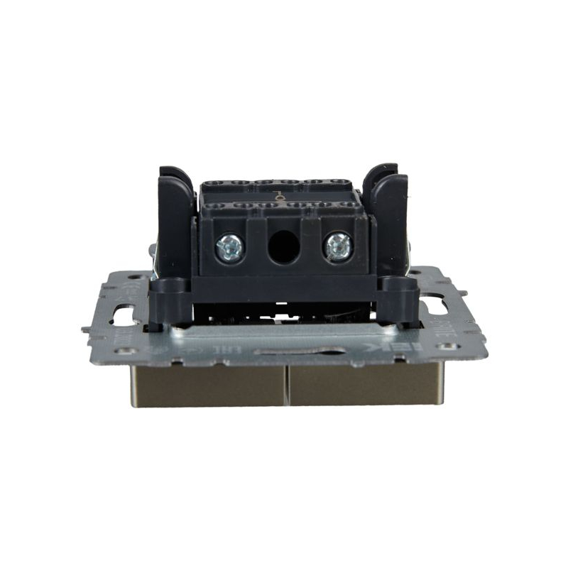 BRITE Выключатель жалюзи 10А ВС10-1-5-БрШ шампань IEK