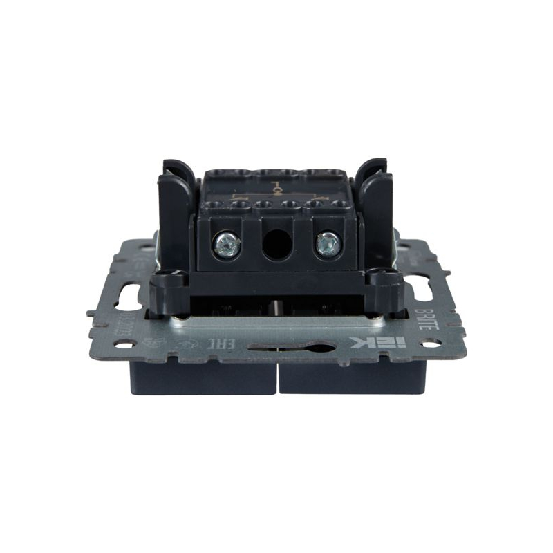 BRITE Выключатель жалюзи 10А ВС10-1-5-БрМ маренго IEK