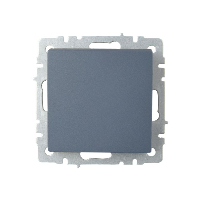 BRITE Выключатель 1-клавишный самовозвратный 10А ВС10-1-4-БрМ маренго IEK