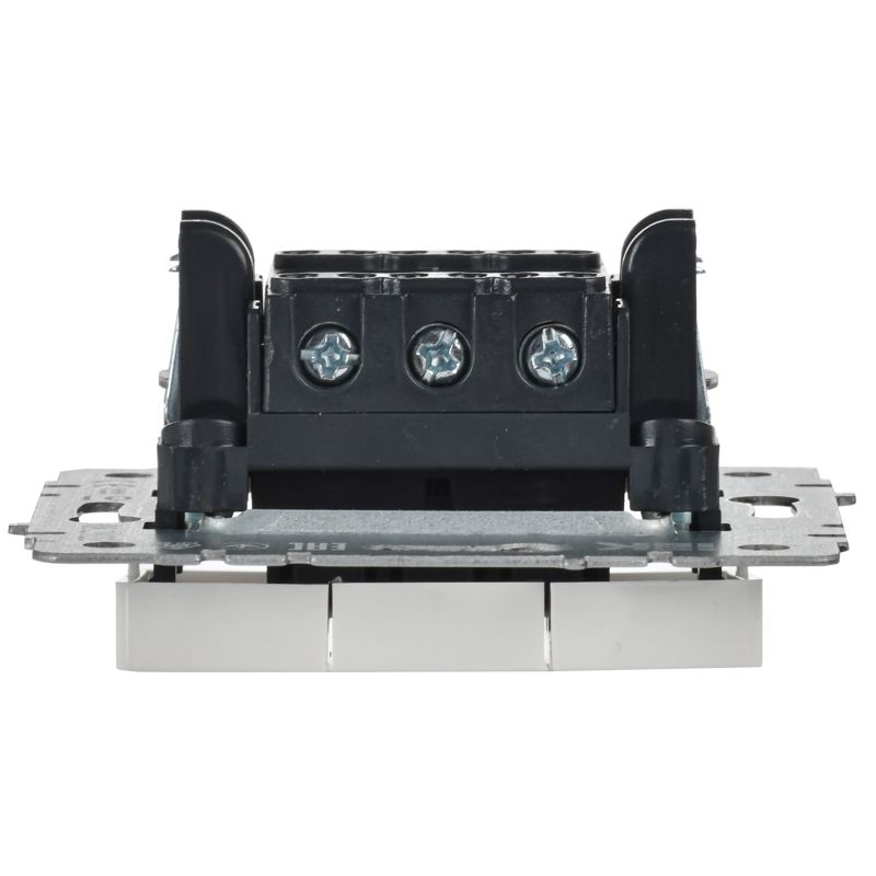 BRITE Выключатель 3-клавишный 10А ВС10-3-0-БрБ белый IEK