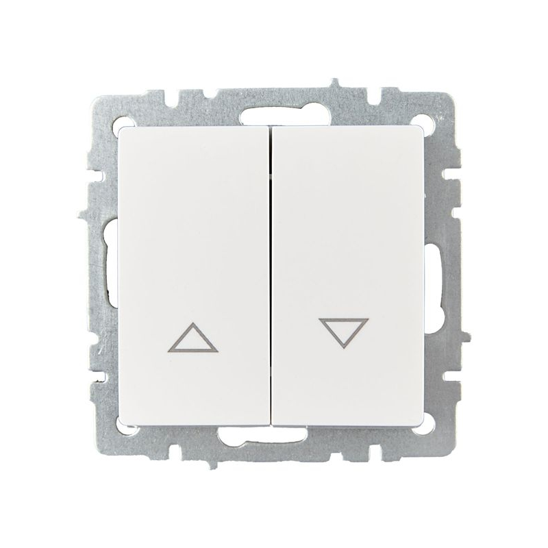 BRITE Выключатель жалюзи 10А ВС10-1-5-БрБ белый IEK