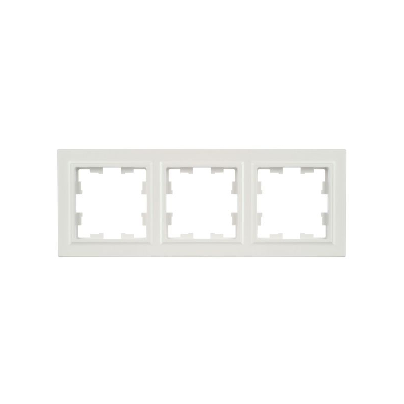 BRITE Рамка 3-местная РУ-3-БрЖ жемчуг IEK