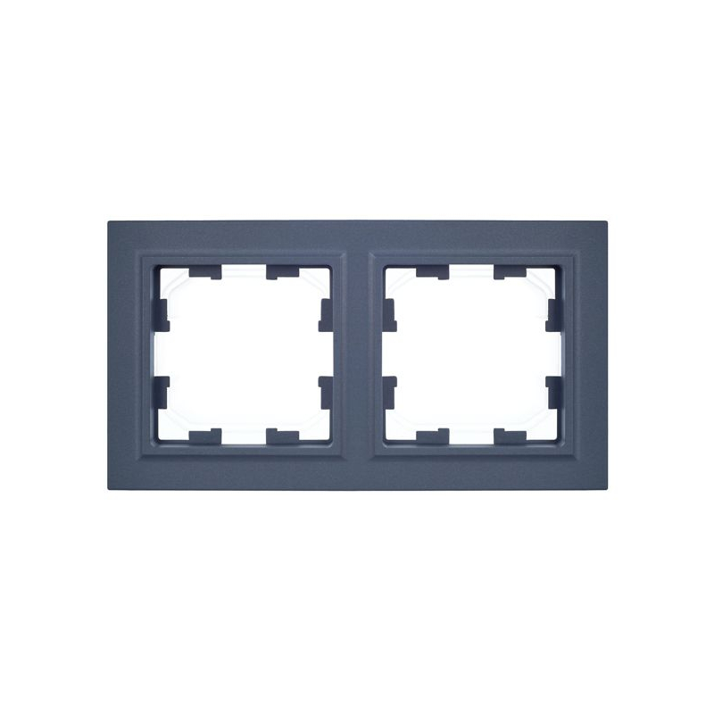 BRITE Рамка 2-местная IP44 РУ-2-БрМ-44 маренго IEK