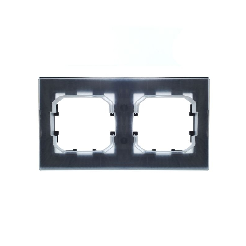 BRITE Рамка 2-местная IP44 РУ-2-БрМ-44 маренго IEK