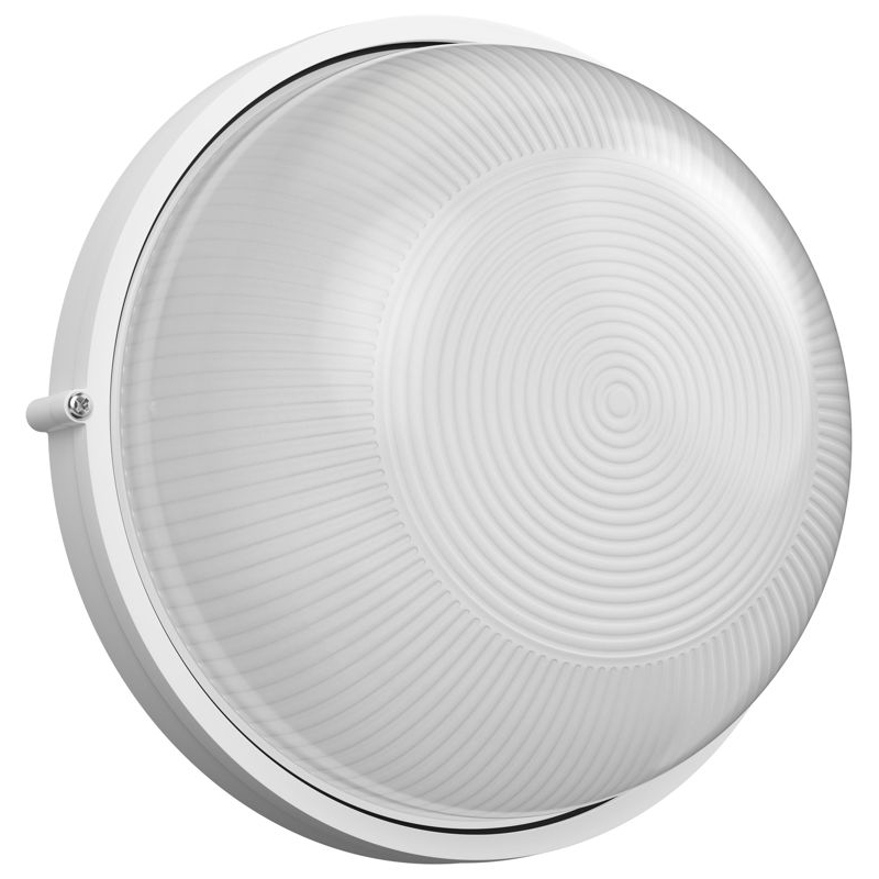 Светильник НПП1101 круг 100Вт IP54 белый IEK