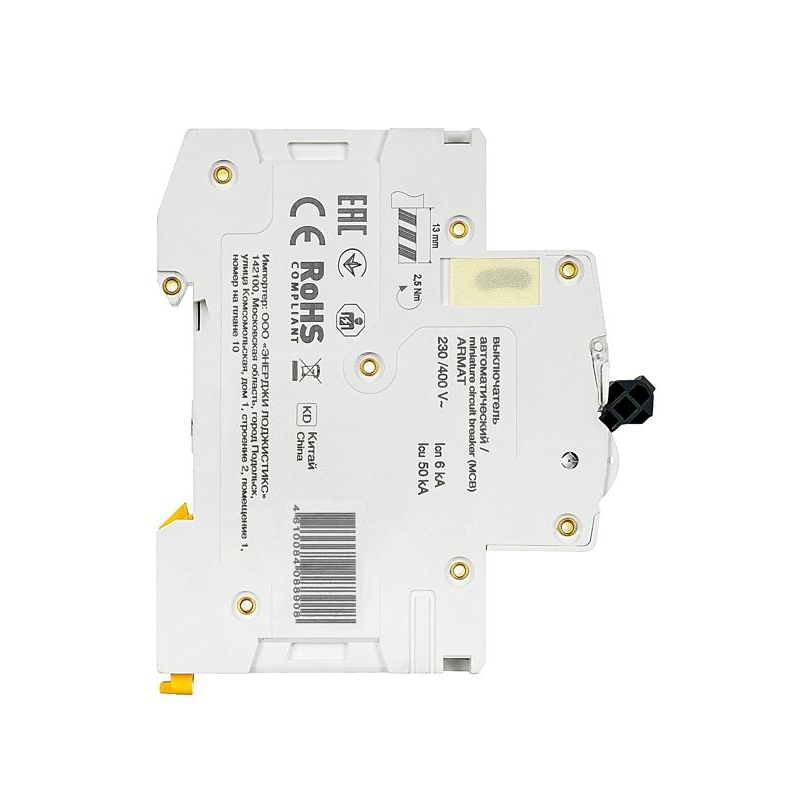 ARMAT Автоматический выключатель M06N 3P D 4А IEK