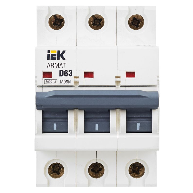 ARMAT Автоматический выключатель M06N 3P D 63А IEK